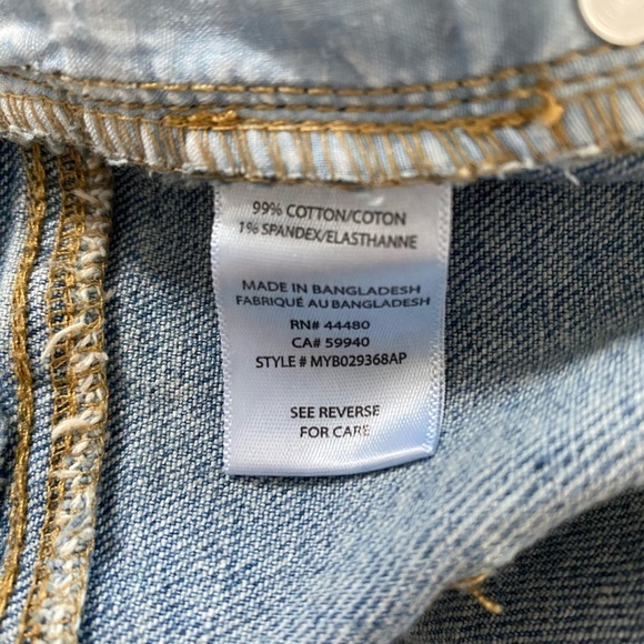 Tinseltown Plus Size Hi-Rise Flare Distressed Hem Denim Jeans NWT Size 20W - Picture 8 of 9